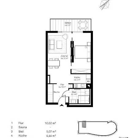 Apartament White Pearl 1.09